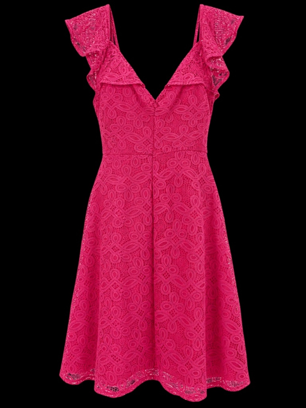 Hot pink dress